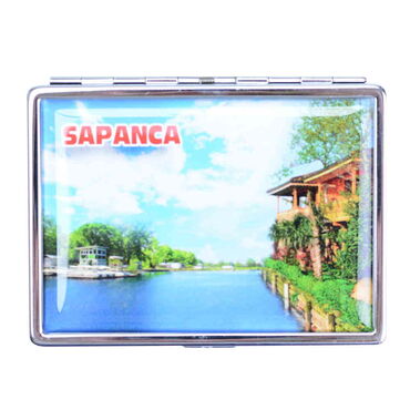 Sapanca Themed Metal Cigarette Case 103x80x11 mm - 4