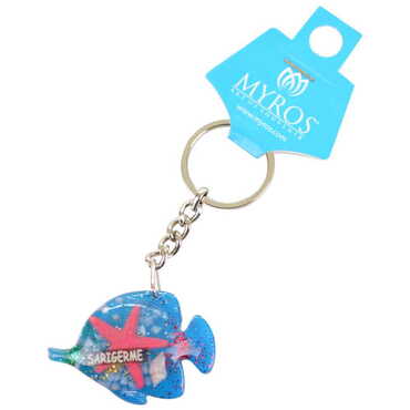 Sarigerme Themed Customised Transparent Polyester Keyring - 6