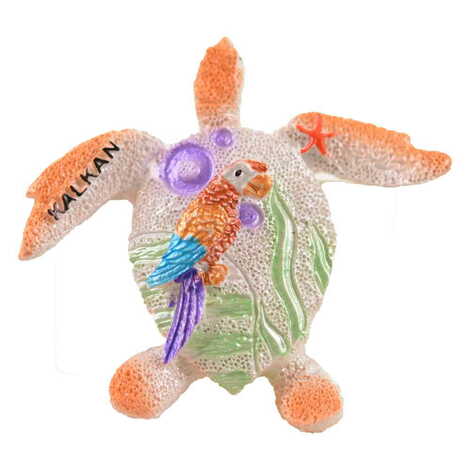 Sea Creatures Themed Polyester Stoned And Nacrous Fridge Magnet - 6