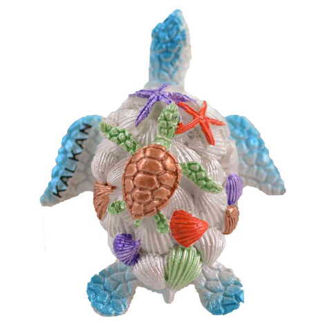 Sea Creatures Themed Polyester Stoned And Nacrous Fridge Magnet - 16