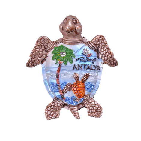 Sea Creatures Themed Polyester Stoned And Nacrous Fridge Magnet - 28