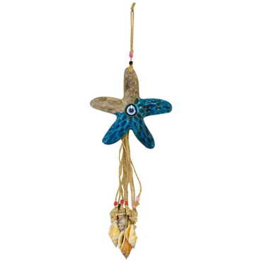 Sea Shell Turquoise Wind Bell Hanging Decor - 3