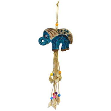 Sea Shell Turquoise Wind Bell Hanging Decor - 6