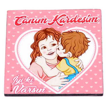 Sibling Themed Customised Eva Fridge Magnet - 4