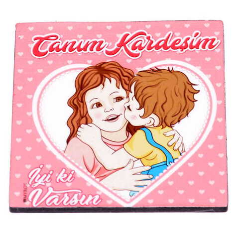 Sibling Themed Customised Eva Fridge Magnet - 4