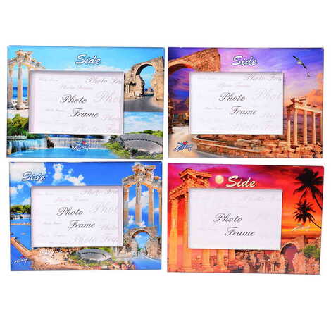 Side Themed Epoxy Photo Frame Travel Souvenir 10x15 Cm - 3