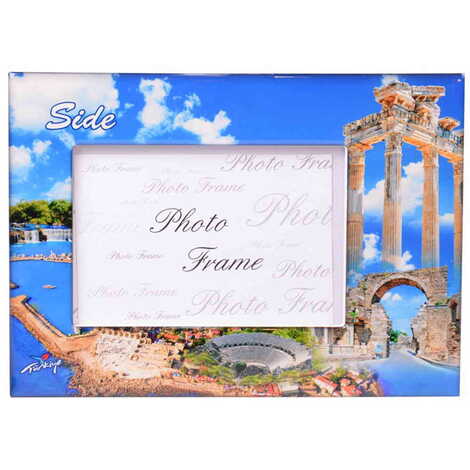 Side Themed Epoxy Photo Frame Travel Souvenir 10x15 Cm - 6