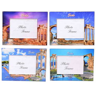 Side Themed Epoxy Photo Frame Travel Souvenir 13x18 Cm - 5