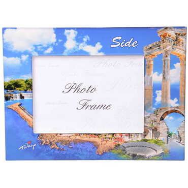 Side Themed Epoxy Photo Frame Travel Souvenir 13x18 Cm - 6