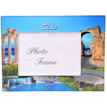 Side Themed Epoxy Photo Frame Travel Souvenir 13x18 Cm - 7