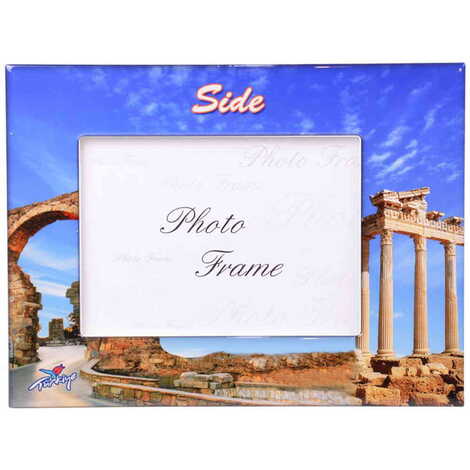 Side Themed Epoxy Photo Frame Travel Souvenir 13x18 Cm - 8