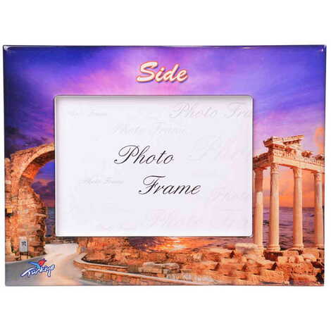 Side Themed Epoxy Photo Frame Travel Souvenir 13x18 Cm - 9