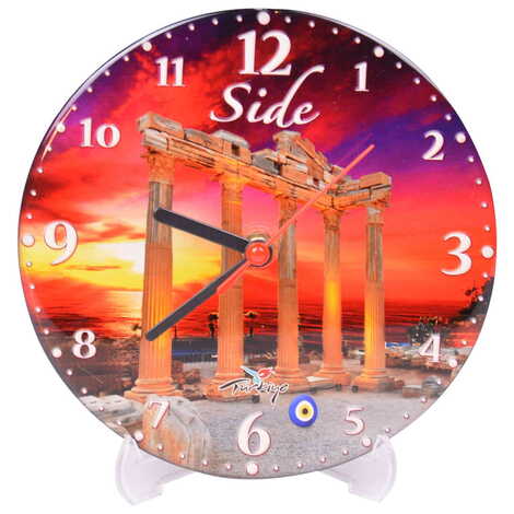 Side Themed Epoxy Wall Clock Home Decoration 17 Cm - 6