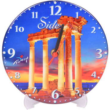 Side Themed Epoxy Wall Clock Home Decoration 17 Cm - 7