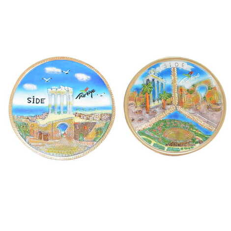 Side Themed Local Themed Ceramic Crystal Plate 20 cm - 5