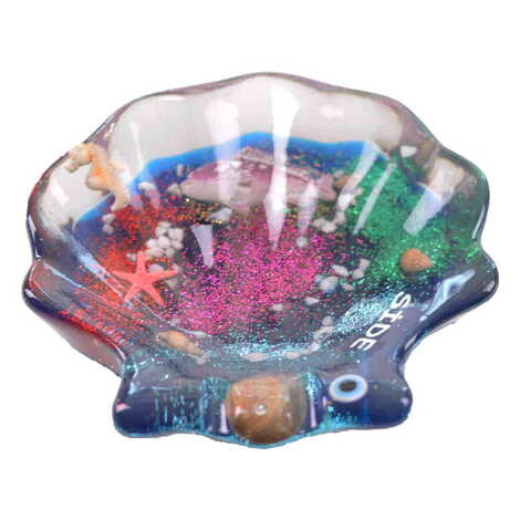 Side Themed Transparent Polyester Turtle Shaped Ashtray - 4