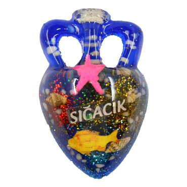 Sığacık Themed Transparent Polyester Photo Fridge Magnet - 10