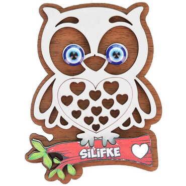 Silifke Themed Wooden Colored 3D Fridge Magnet - 9