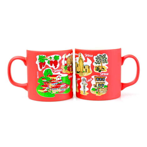 Şirince Themed Customised Serigraphy Printed Ceramic Mug 82x90 mm - 4