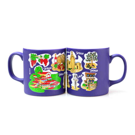 Şirince Themed Customised Serigraphy Printed Ceramic Mug 82x90 mm - 7