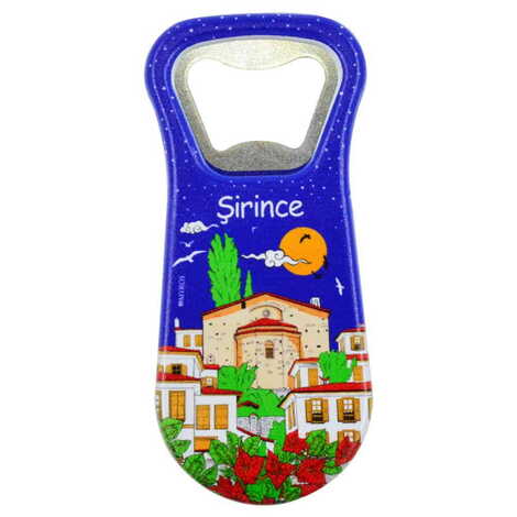 Şirince Themed Customised Uv Printed Plastic Base Plastic Base Bottle Opener 95x43 mm - 6