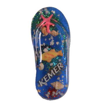 Slipper Themed Transparent Polyester Photo Fridge Magnet - 3