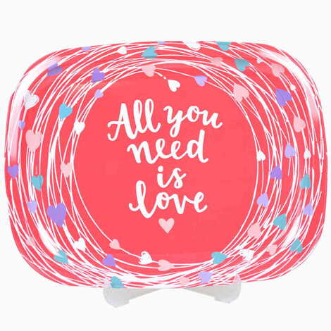 Sweetheart Themed Custom Printed Metal Tin Tray - 7