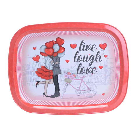 Sweetheart Themed Custom Printed Metal Tin Tray - 11