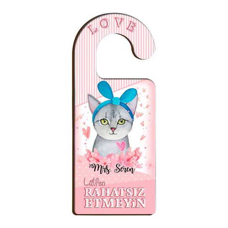 Sweetheart Themed Wooden Customised Door Hanger 236x94 mm - 2