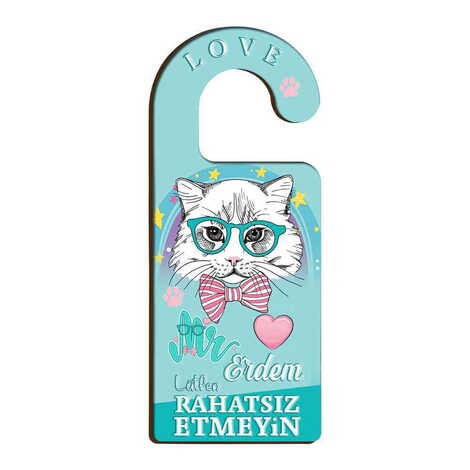 Sweetheart Themed Wooden Customised Door Hanger 236x94 mm - 3