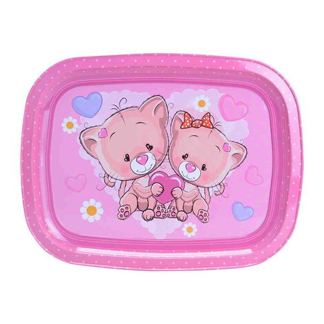 Teddy Bear Themed Custom Printed Metal Tin Tray - 5