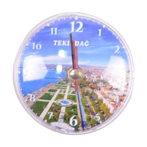 Toptan Tekirdağ Temalı Myros Saat Magnet - 5