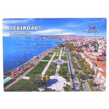 Toptan Tekirdağ Temalı Uv Baskılı Puzzle 130x180 mm - 5