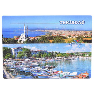 Toptan Tekirdağ Temalı Uv Baskılı Puzzle 130x180 mm - 7