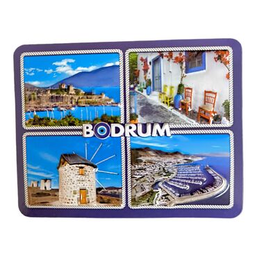 Toptan Bodrum Temalı Kabartma Pvc Magnet 70*90 Mm - 2