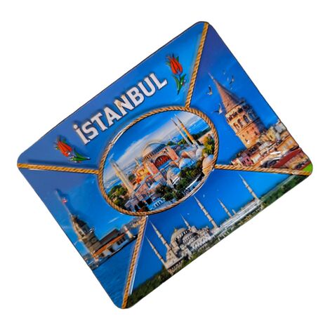 Toptan İstanbul Temalı Kabartma Pvc Magnet 70*90 Mm - 10