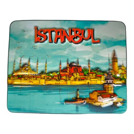 Toptan İstanbul Temalı Kabartma Pvc Magnet 70*90 Mm - 4