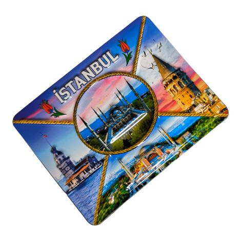 Toptan İstanbul Temalı Kabartma Pvc Magnet 70*90 Mm - 13