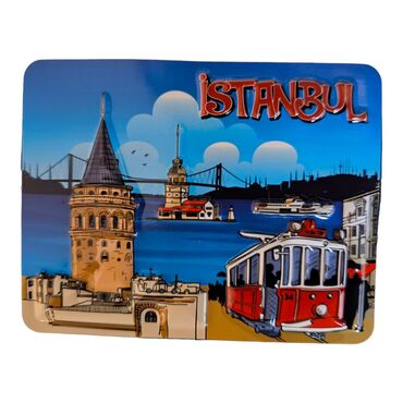 Toptan İstanbul Temalı Kabartma Pvc Magnet 70*90 Mm - 6