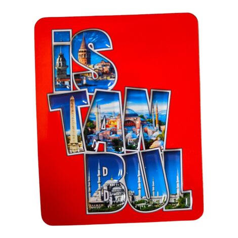 Toptan İstanbul Temalı Kabartma Pvc Magnet 70*90 Mm - 7