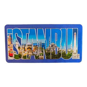 Toptan İstanbul Temalı Metali̇ze Magnet 50*100 Mm - 2