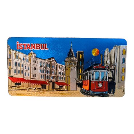 Toptan İstanbul Temalı Metali̇ze Magnet 50*100 Mm - 3