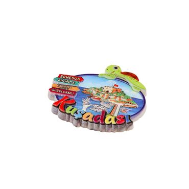 Toptan Kuşadası Bölgesi Temalı Polyester Magnet - 10