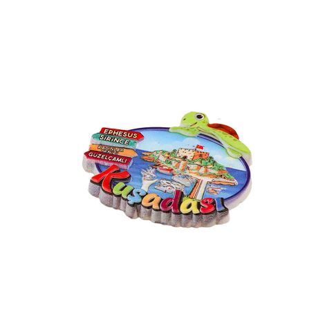 Toptan Kuşadası Bölgesi Temalı Polyester Magnet - 10