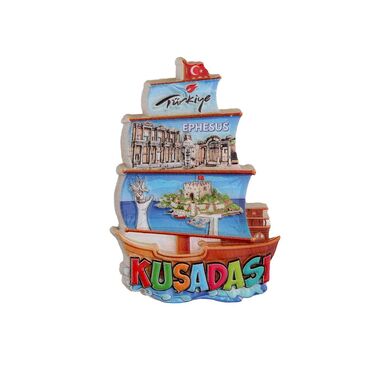 Toptan Kuşadası Bölgesi Temalı Polyester Magnet - 5