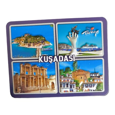 Toptan Kuşadası Temalı Kabartma Pvc Magnet 70*90 Mm - 3