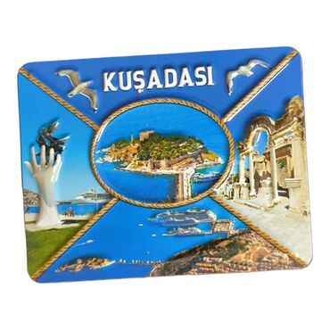 Toptan Kuşadası Temalı Kabartma Pvc Magnet 70*90 Mm - 4