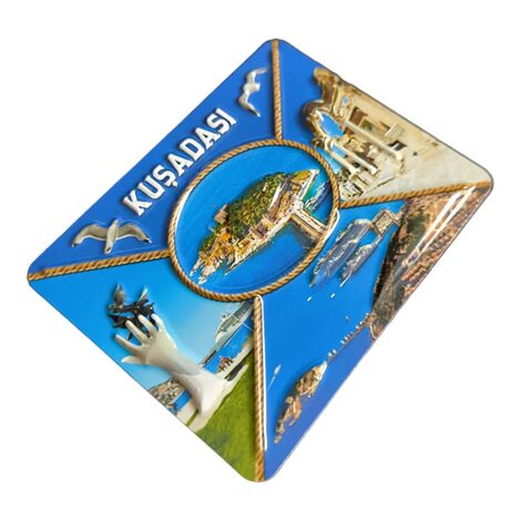 Toptan Kuşadası Temalı Kabartma Pvc Magnet 70*90 Mm - 12