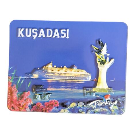 Toptan Kuşadası Temalı Kabartma Pvc Magnet 70*90 Mm - 5