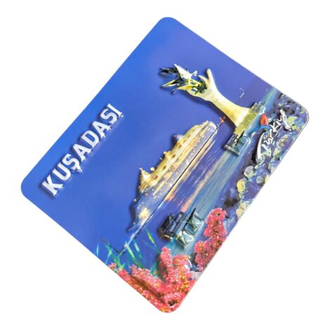 Toptan Kuşadası Temalı Kabartma Pvc Magnet 70*90 Mm - 13